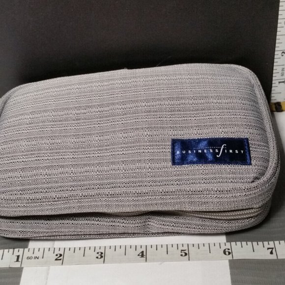 Continental airlines business first Toiletry bag shaving Doppler Dop amenity kit - Picture 2 of 6